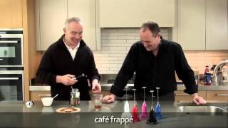 How to make a frappé coffee using an aerolatte milk frother [upl. by Danyette]