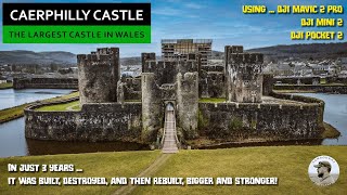 Caerphilly Castle  The Largest in Wales 2nd in Britain [upl. by Ezarra]