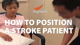 How To Position A Stroke Patient [upl. by Haduhey]