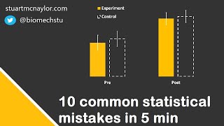 Ten Statistical Mistakes in 5 Min [upl. by Gollin]