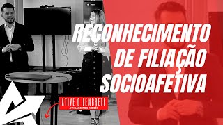 DIREITO DE FAMÍLIA Reconhecimento de filiação socioafetiva [upl. by Tadeas136]