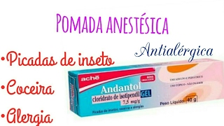 Resenha PomadaAndantol Gel [upl. by Eriha862]